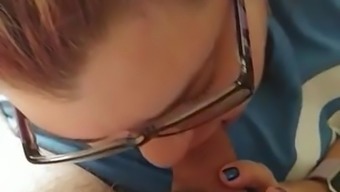Blowjob On The Couch