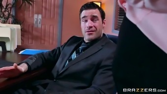Brazzers - Sexy Threesome In The Office