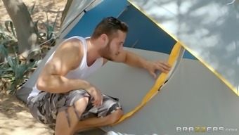 Dillion Harper Catches Danny Spying On Her While She'S Rubbing Her Pussy