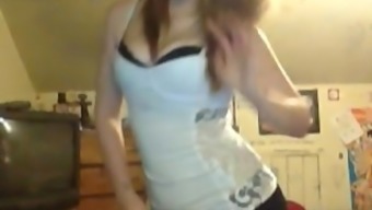Delicious Brunette Shows Off Her Perky Tits And Hot Young Body