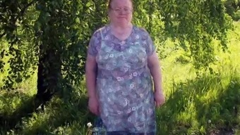 Old Granny 70+, Dressed Undressed! Sexy Knickers! Animation!
