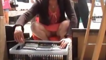 Market No Panties Upskirt.Flv