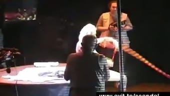 Public Party With Bizarre Pussy Insertions