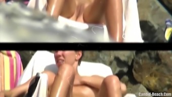 Topless Bikini Big Boobs Teens Beach Voyeur Hd Video Spycam 