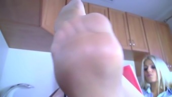 Hot Blonde Nylon Soles