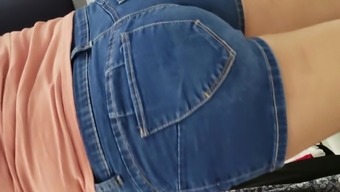 Sexy Woman, Jean Shorts