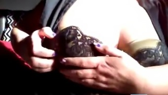 Lustful Huge Boobs Amateur Pleasures Herself