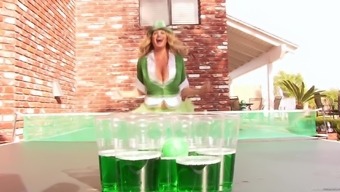 Kelly Madison Is A Babe In Green Fucked Hard By A Stud