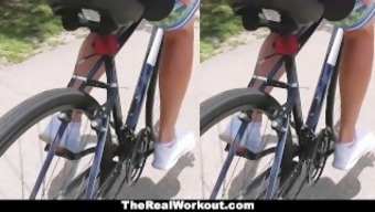 Therealworkout - Hot Cyclist Rides Huge Dong