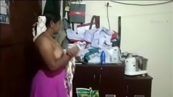 Tamil Mom Dress Change Captured His Neighbours Son