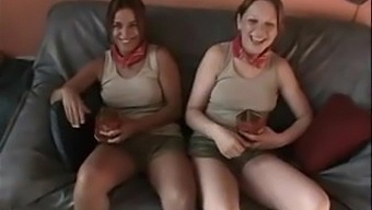 Hairy Girl Scout In Ffm Rimming Threesome