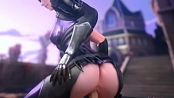Slutty Bitches Gets Thumped By A Huge Cock