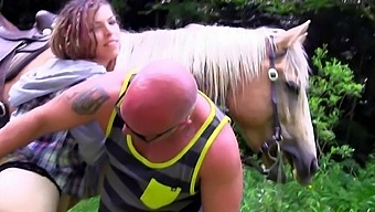 Hardcore Outdoors Fucking By The River With Chubby Alexandra