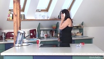 Dirty Mature Maria Enjoys Getting Fucked Hard In The Kitchen