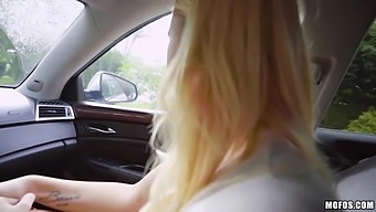 Blondie Is Extremely Short Jeans Shorts Bailey Brooke Is Fucked Hard In A Car