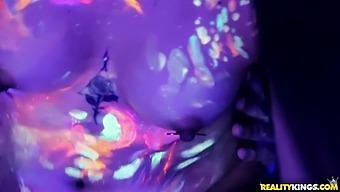 Nasty Babe Kitty Love Is Fucked In Neon Lights