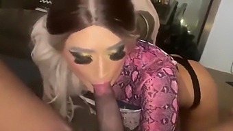 Sissy Gives Blowjob