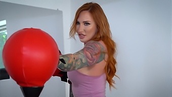 Sophia Locke'S Redheaded Beauty Gets Fucked In The Gym