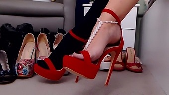 A Nice High Heels Collection, If You Adore Redhigh Heels, Here You Are.