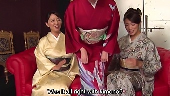 Japanese Orgy With Reiko Kobayakawa And Akari Asagiri In Kimono