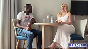 Big Booty Babe Gets Her Ass Pounded By A Big Black Cock
