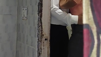 Teacher And Student Caught In A Steamy Encounter In The School Restroom