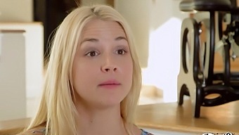 Blonde Pornstar Sarah Vandella With Fake Boobs Gets Fucked