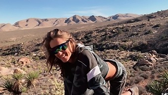 Brown Beauty Stacy'S Thong-Clad Ass Gets Pounded In The Great Outdoors