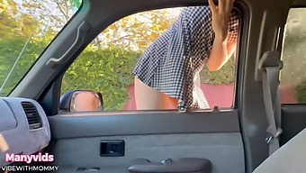 Jewish Middle-Aged Woman Has A One-Night Stand With A Stranger At The Beach In Her Swimsuit