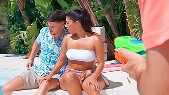 Prank Goes Wrong: Big Ass Babe Gets Drenched In Cum