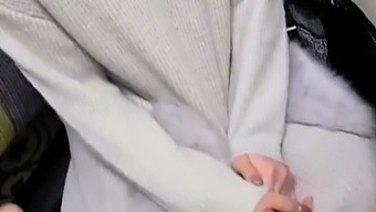 An Asian Wife With Big Natural Breasts Spends Money As If She Is Rich.