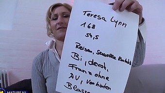 Teresa Lynn'S Solo Performance As A Hot Blonde Bdsm Star.