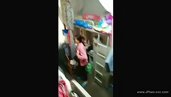 Hidden Camera Captures Hot Japanese Coeds In Dormitory