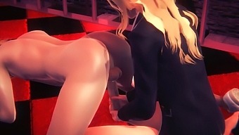 Asian Teen Nagisa Enjoys A Steamy Solo Session With A Big Cock In 3d Hentai