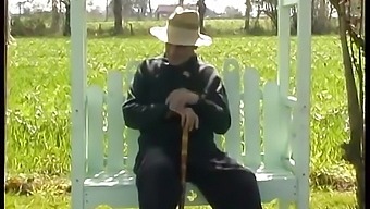 A Sultry Mature Woman With Bushy Hair Enjoys Passionate Sex With A Young Landscaper And Her Husband