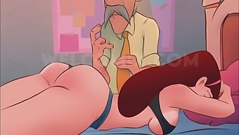 Big Natural Tits Bouncing In Naughty Cartoon Porn Animation